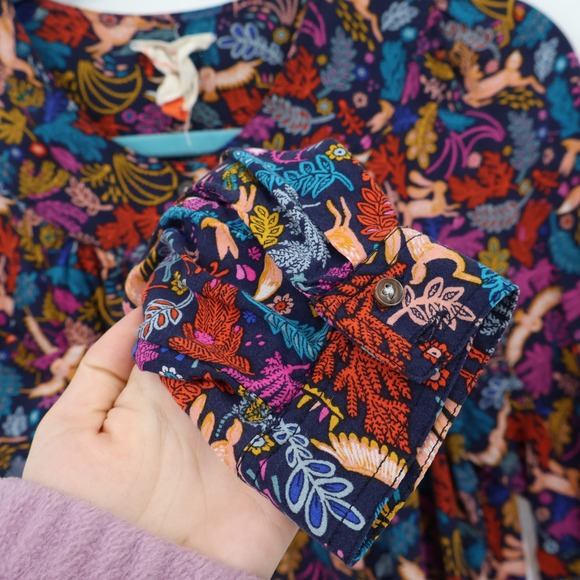 Colorful Patterned Women's Top - Picture 8 of 16